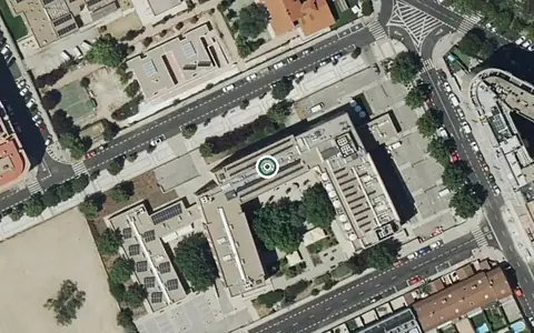 Vista aérea de la ubicación de Residencia Bouco Madrid San Blas