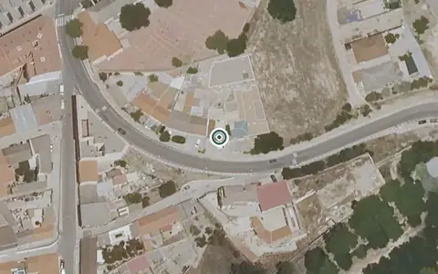 Vista aérea de la ubicación de Vivienda de Mayores Fundación Familia García Miranda
