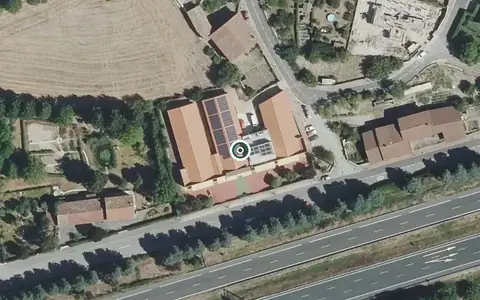 Vista aérea de la ubicación de Residencia Ariñez