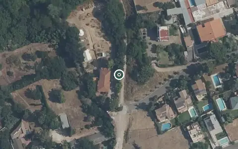 Vista aérea de la ubicación de Residencia para Personas Mayores el Tilo