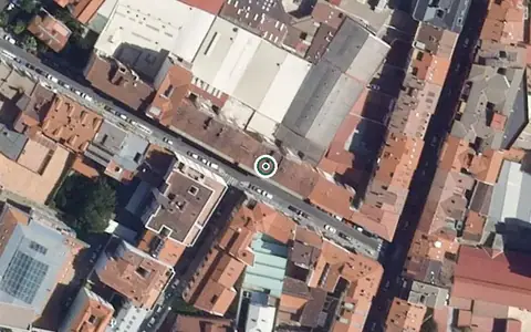 Vista aérea de la ubicación de Vivienda de Personas Mayores Virgen de Lourdes II