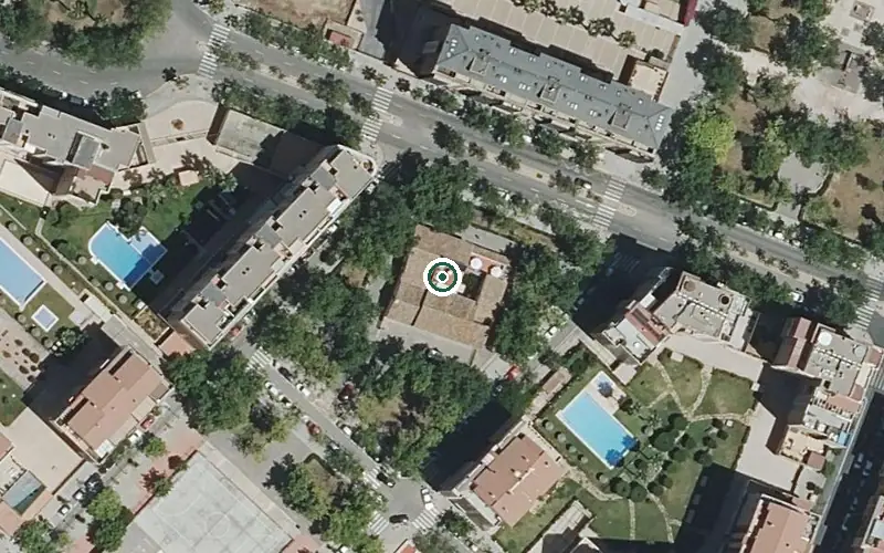 Vista aérea de la ubicación de Centro de Día Pmd Alqueria la Purísima