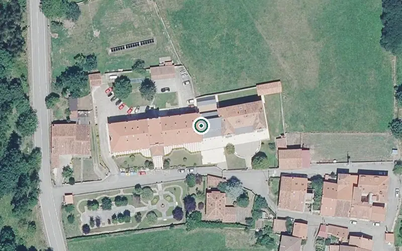 Vista aérea de la ubicación de Santa Ana Fundación Pía Piélago