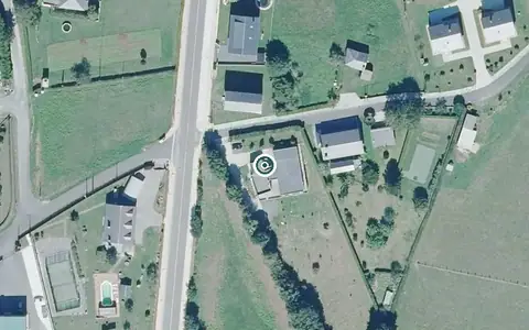 Vista aérea de la ubicación de Vivenda Comunitaria Entrelimoeiros