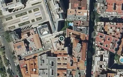 Vista aérea de la ubicación de Centro de Día Municipal Santa Engracia