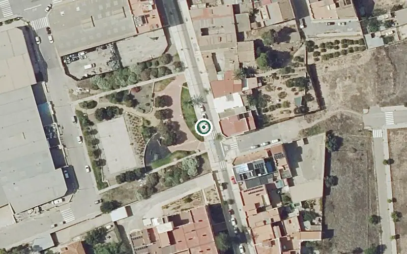 Vista aérea de la ubicación de Residencia P.m.d. San Luis de Moncada