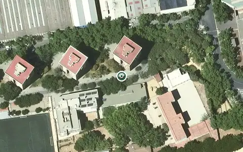 Vista aérea de la ubicación de Residència per a Gent Gran del Bon Pastor