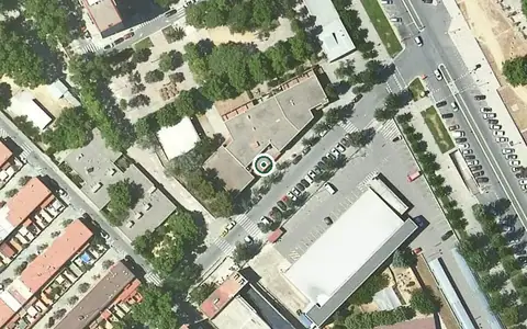Vista aérea de la ubicación de Centre de dia per a Gent Gran Sant Adrià de Besòs