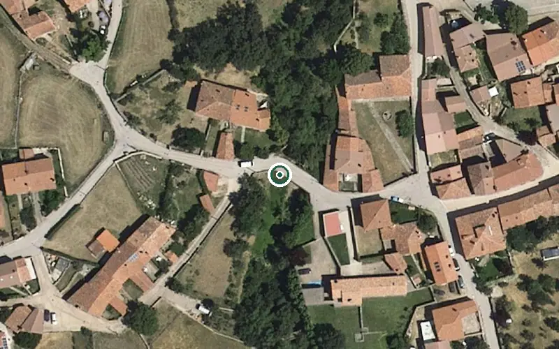 Vista aérea de la ubicación de Residencia Mimara Valdeavellano de Tera