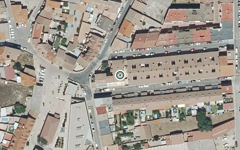 Vista aérea de la ubicación de Residencia Los Olivos i