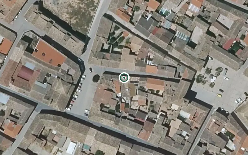 Vista aérea de la ubicación de Vm de Villanueva de la Jara