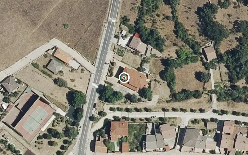 Vista aérea de la ubicación de Residencia Robledillo de la Jara (Municipal)