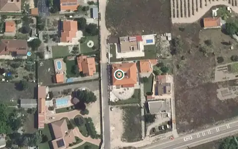 Vista aérea de la ubicación de Residencia Nueva Edad