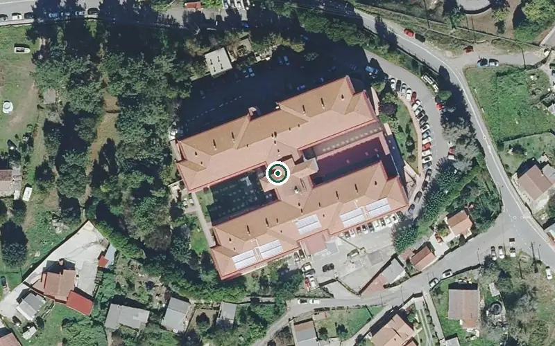 Vista aérea de la ubicación de Complexo Residencial de Atención a Persoas Dependentes de Vigo(residencia de Atención a Persoas Dependentes de Vigo i)
