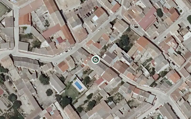 Vista aérea de la ubicación de Residencia de Ancianos Pablo Herraez y Esposa