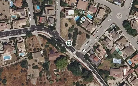 Vista aérea de la ubicación de Centro Residencial de Mayores Esperanza Macarena