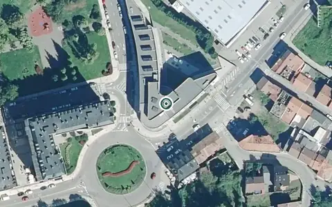 Vista aérea de la ubicación de Centro de Día C.P.R. La Tenderina
