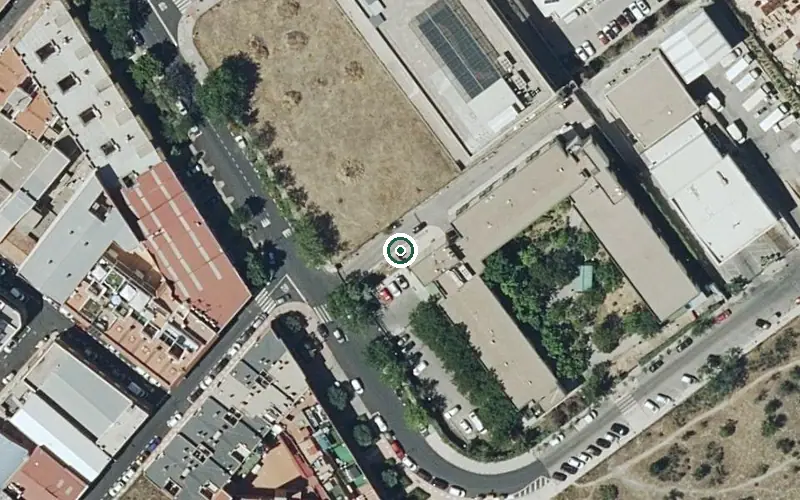 Vista aérea de la ubicación de Residencia La Marina