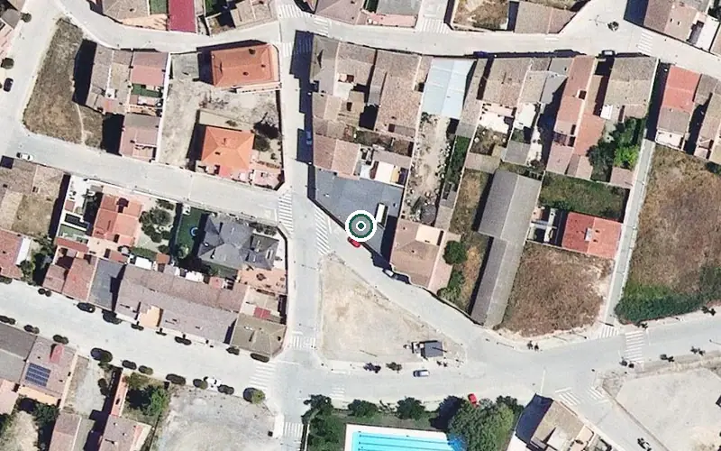 Vista aérea de la ubicación de Servei d'acolliment diürn El Pati
