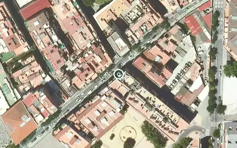 Vista aérea de la ubicación de Llar d'avis Passeig de Gràcia