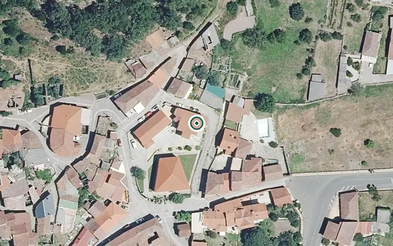 Vista aérea de la ubicación de Centro de Día de Oimbra