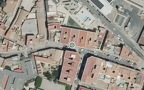 Vista aérea de la ubicación de Centro de Día para Personas Mayores Dependientes L'escoleta dels Iaios