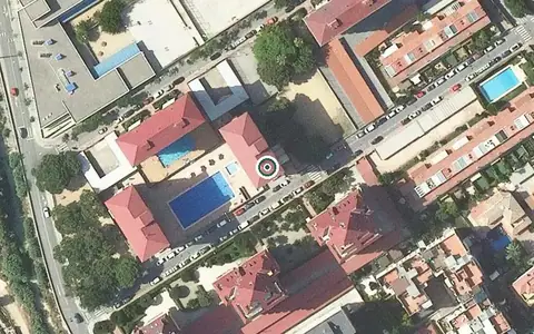 Vista aérea de la ubicación de Residència La Bona Mar