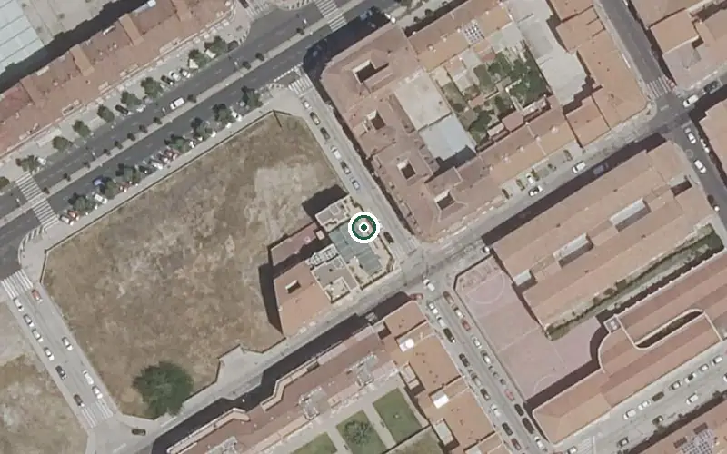 Vista aérea de la ubicación de Centro Geriátrico Talavera