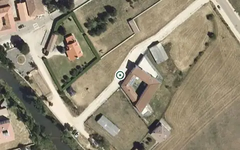 Vista aérea de la ubicación de Residencia la Pernía