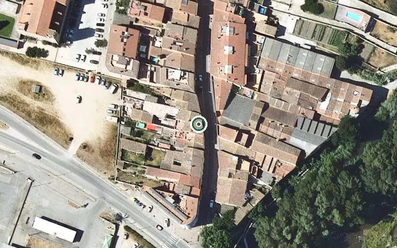 Vista aérea de la ubicación de Centre Residencial Gironès