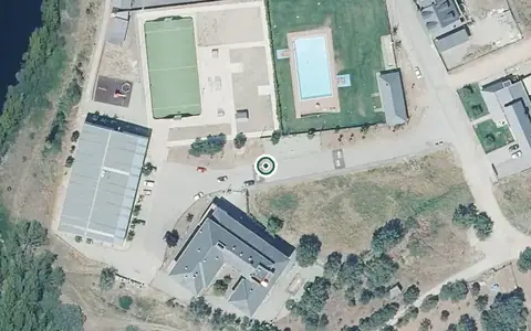 Vista aérea de la ubicación de Centro Geriátrico San Roque