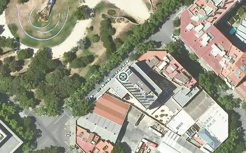 Vista aérea de la ubicación de Apartaments tutelats Residència Ballesol - Almogàvers