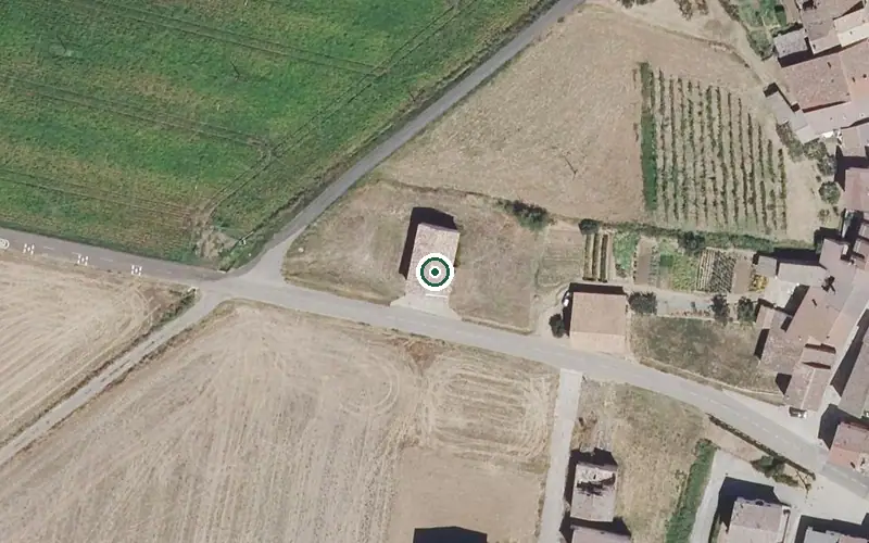 Vista aérea de la ubicación de Residencia Nuestra Señora de Okon Egoitza
