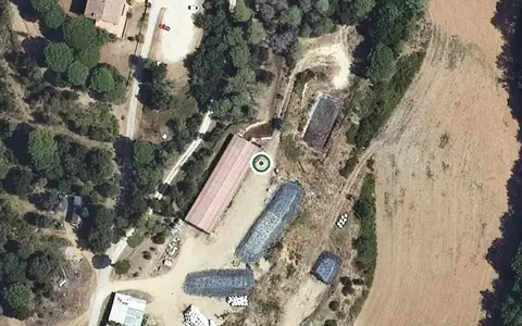 Vista aérea de la ubicación de Residència de la Tercera Edat els Avets