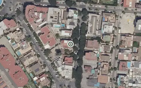 Vista aérea de la ubicación de Centro Residencial Aurora