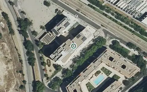 Vista aérea de la ubicación de Residencia Ballesol Pasillo Verde (Madrid)
