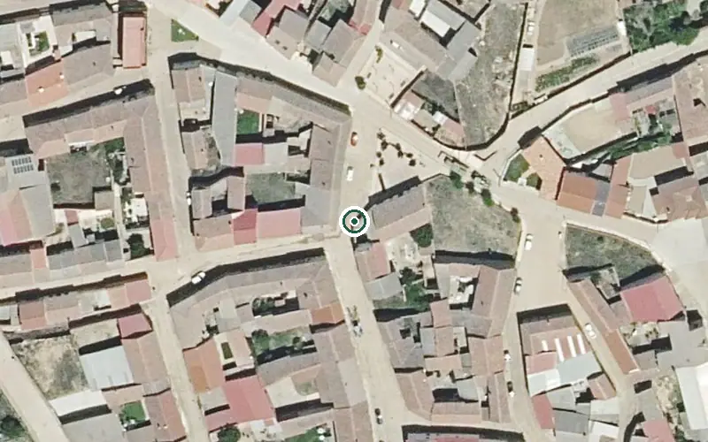Vista aérea de la ubicación de Residencia Personas Mayores Virgen de la Era