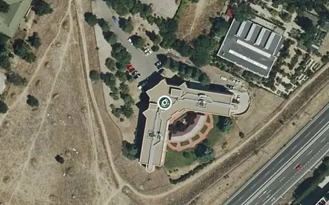 Vista aérea de la ubicación de Residencia El Encinar