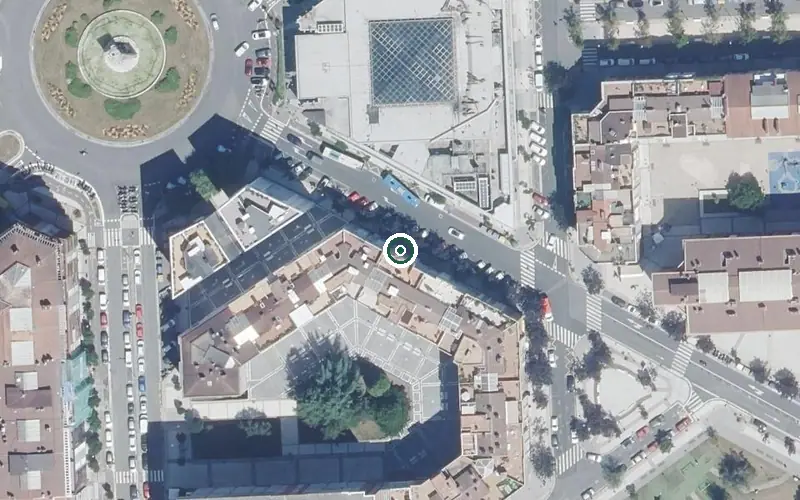 Vista aérea de la ubicación de Residencia Gisasola Egoitza