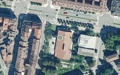 Vista aérea de la ubicación de Centro de Día El Llano