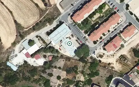 Vista aérea de la ubicación de Residència de la gent gran d'Ascó