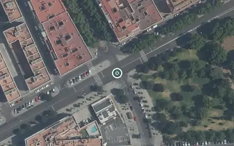 Vista aérea de la ubicación de Centro Residencial para Mayores Bouco Córdoba Augusta