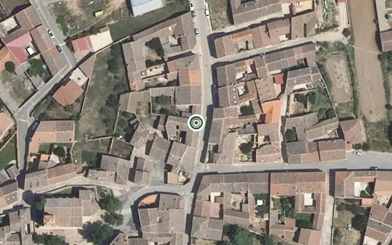 Vista aérea de la ubicación de Residencia de Personas Mayores los San Pedros