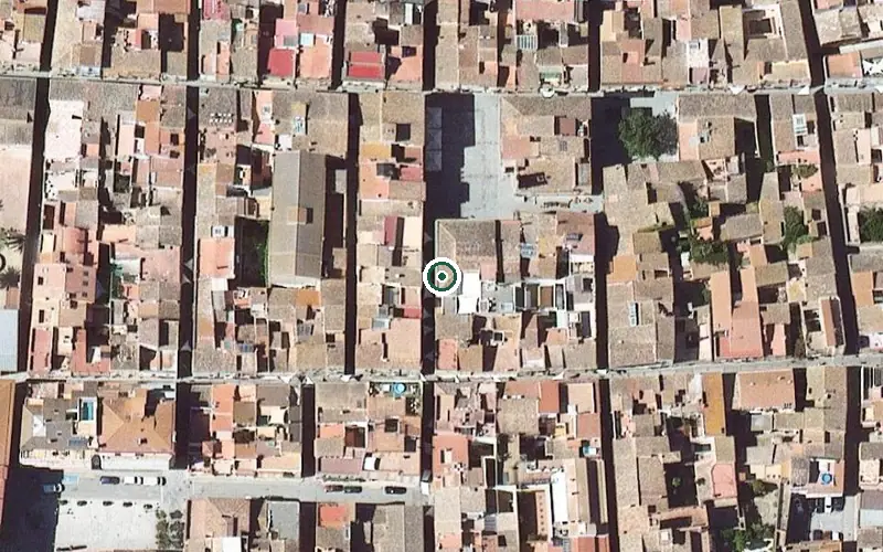Vista aérea de la ubicación de Residència Santa Caterina