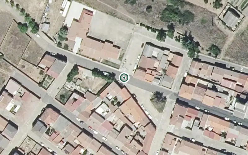 Vista aérea de la ubicación de Centro de Día con Unidad de Estancias Diurnas Alzheimer la Bañeza