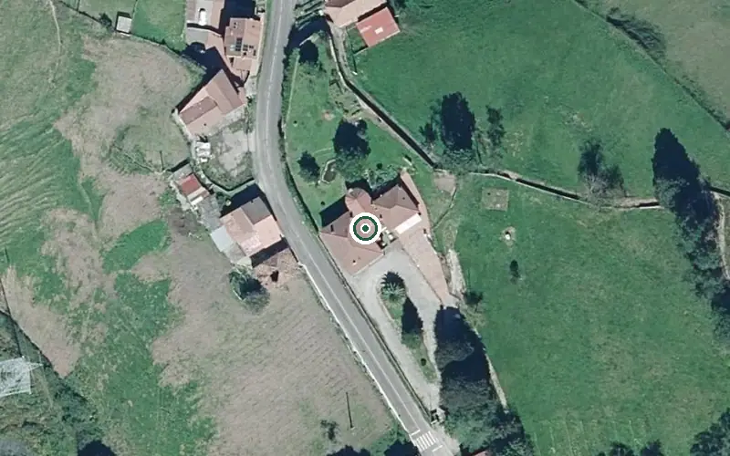 Vista aérea de la ubicación de Residencia Geriátrica El Padrún
