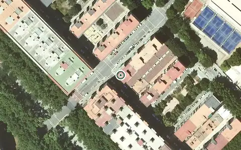 Vista aérea de la ubicación de Residència 3a edat Verge del Roser