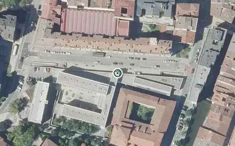 Vista aérea de la ubicación de Residencia José Miguel Barandiaran Egoitza