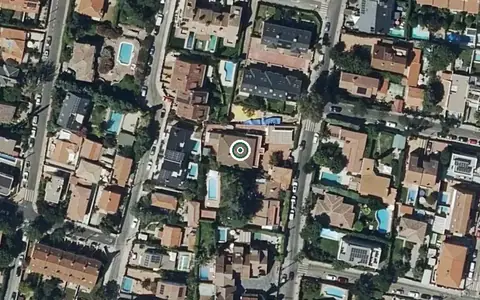 Vista aérea de la ubicación de Residencia Alarcón