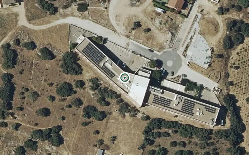Vista aérea de la ubicación de Centro de Día Amavir Cenicientos